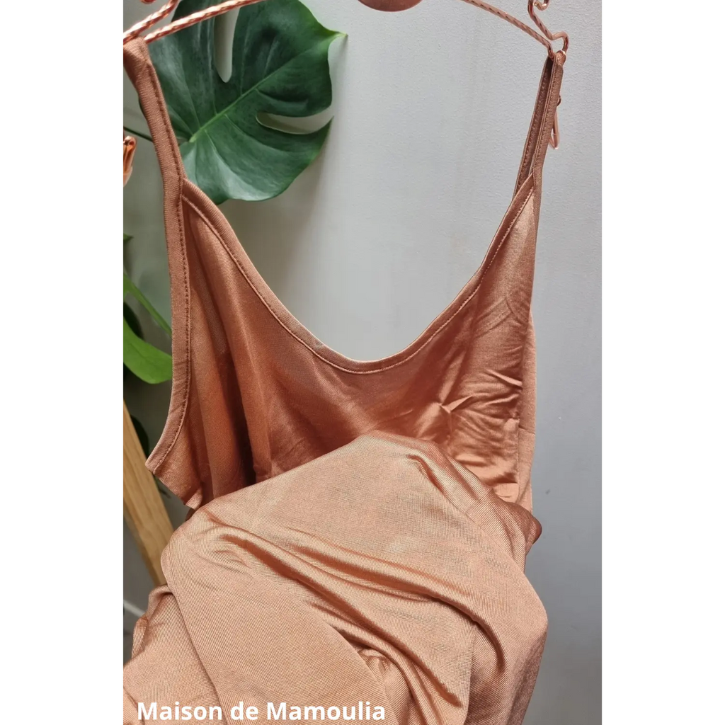 Kokon Zwo - Fond de robe à bretelles fines en pure soie