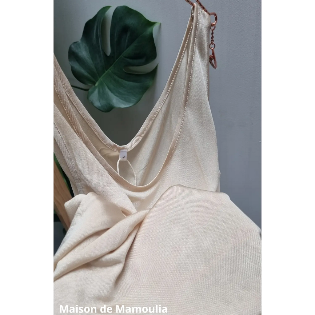 Kokon Zwo - Débardeur femme à bretelles larges, pure soie