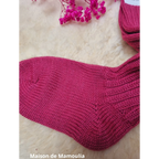 Hirsch Natur – Chaussettes hautes / mi-bas adulte épais – 100 % laine