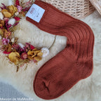 Hirsch Natur - Adult Thick Norwegian Socks - 100% Wool