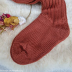 Hirsch Natur - Adult Thick Norwegian Socks - 100% Wool