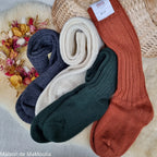 Hirsch Natur - Adult Thick Norwegian Socks - 100% Wool