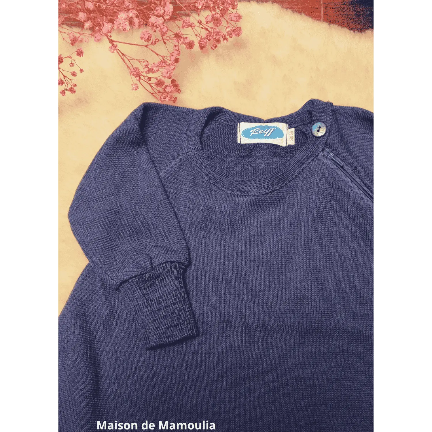 Reiff - Gigoteuse bébé en laine-soie "bouclette" Reiff