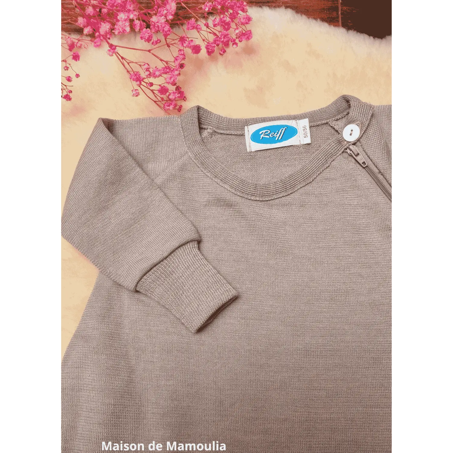 Reiff - Gigoteuse bébé en laine-soie "bouclette" Reiff