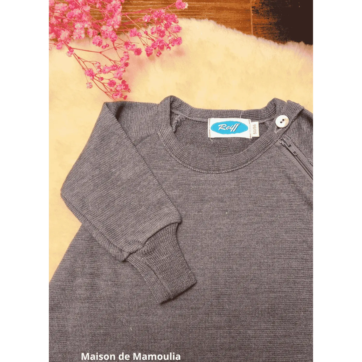 Reiff - Gigoteuse bébé en laine-soie "bouclette" Reiff