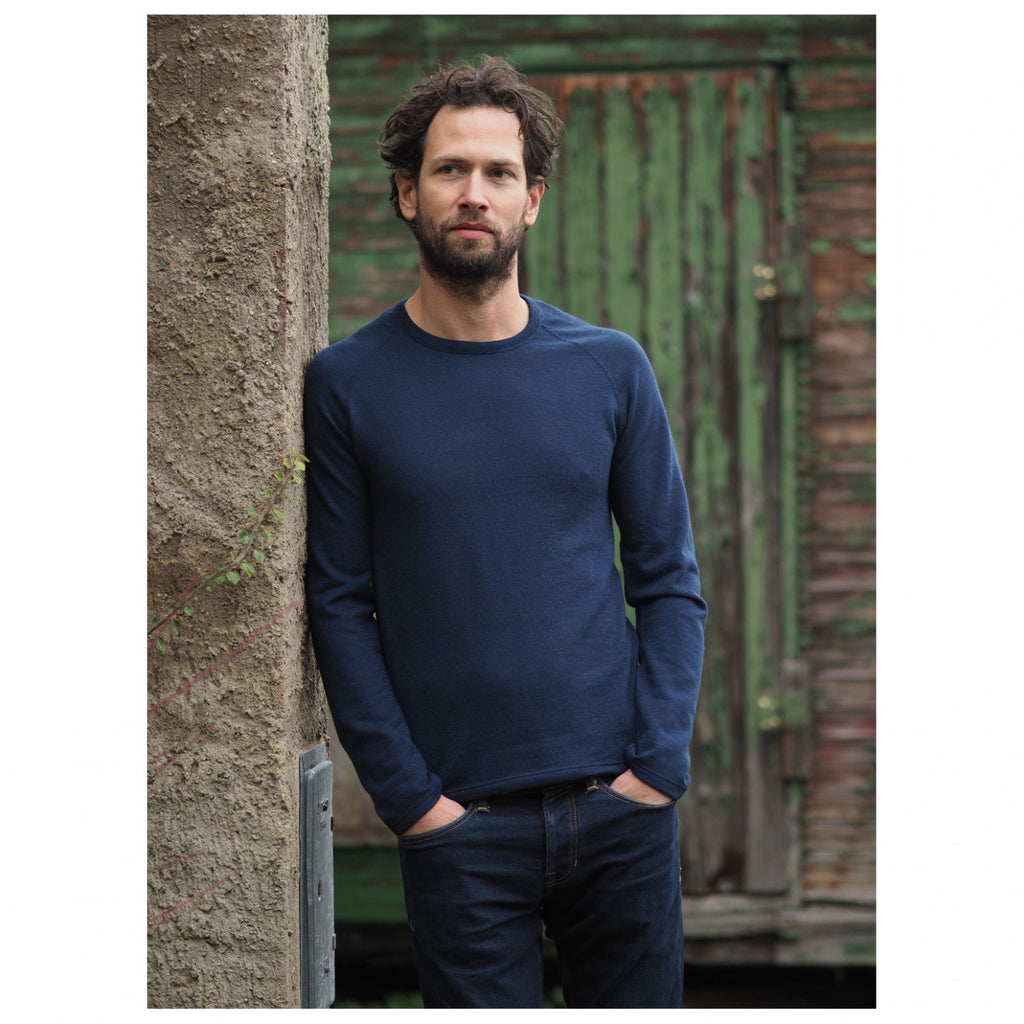 Reiff - T-shirt homme Gregor en laine et soie "bouclette"