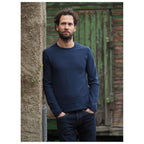 Reiff - T-shirt homme Gregor en laine et soie "bouclette"