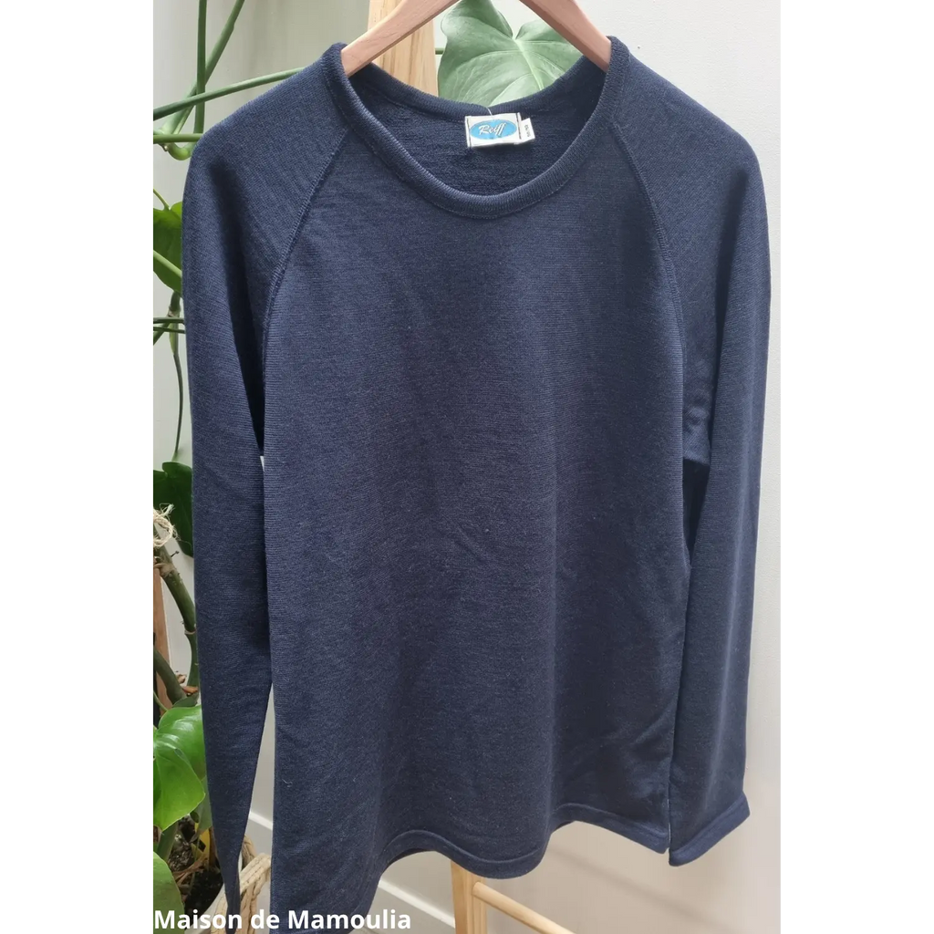 Reiff - T-shirt homme Gregor en laine et soie "bouclette" Reiff