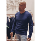 Reiff - T-shirt homme Gregor en laine et soie "bouclette" Reiff