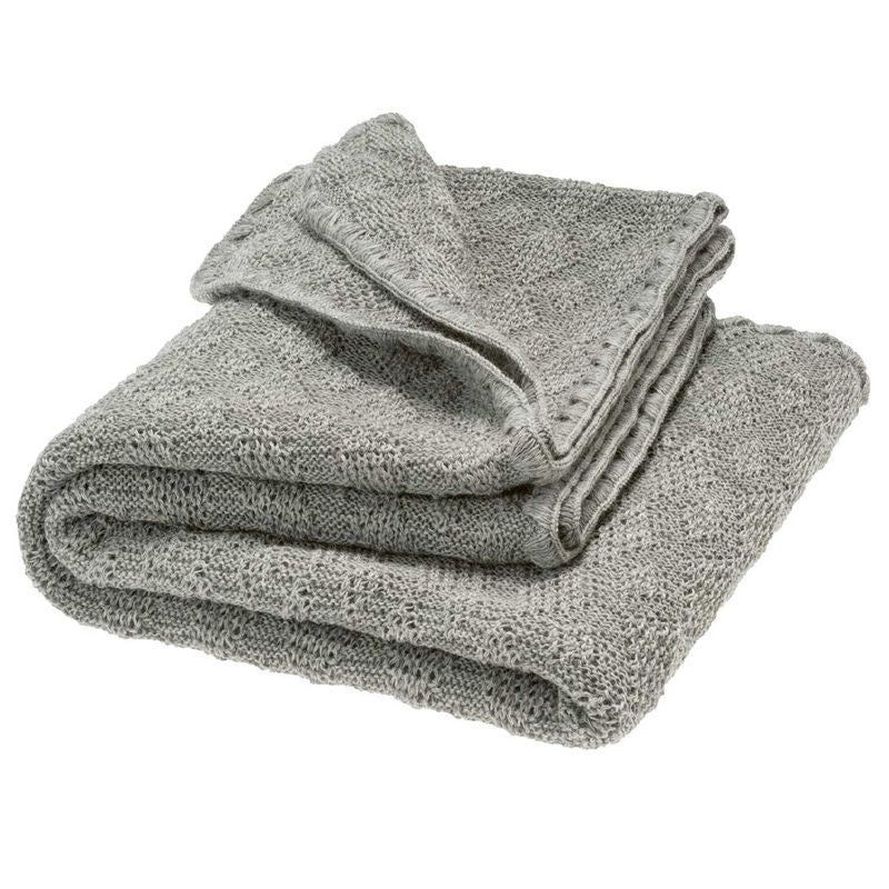 Disana - Couverture bébé laine tricotée 80x100 cm - Originale