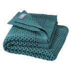 DISANA - Knitted wool blanket 80x100 cm - Honeycomb