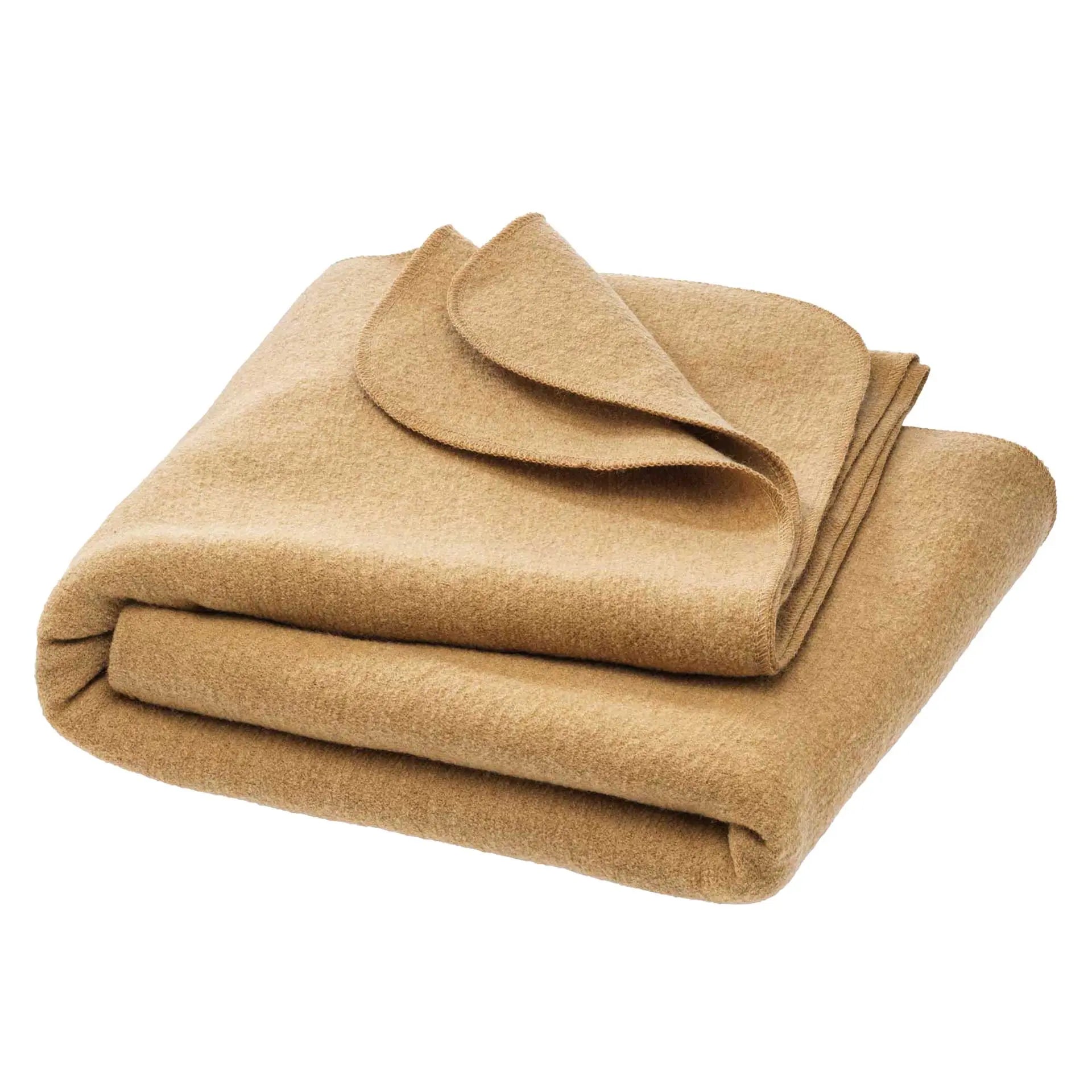 Disana - Couverture laine bouillie - 100 x 135 cm / 135 x 200 cm - Uni Disana