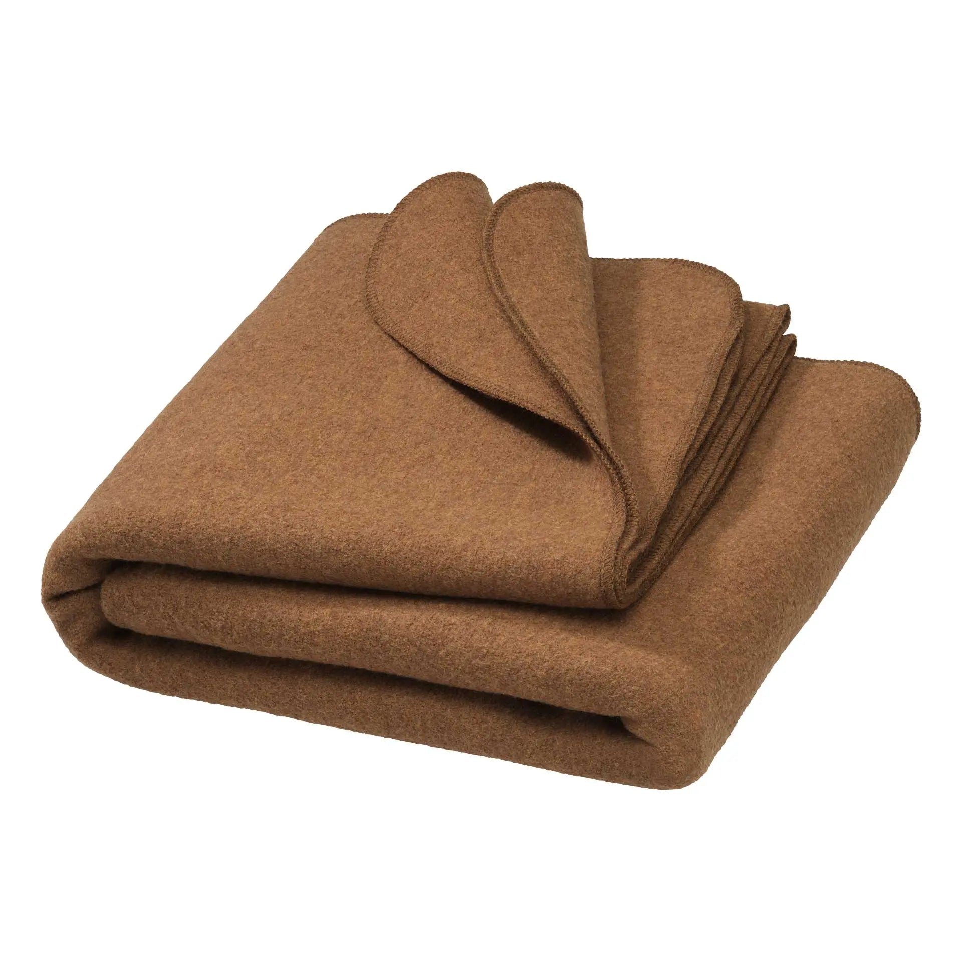 Disana - Couverture laine bouillie - 100 x 135 cm / 135 x 200 cm - Uni Disana
