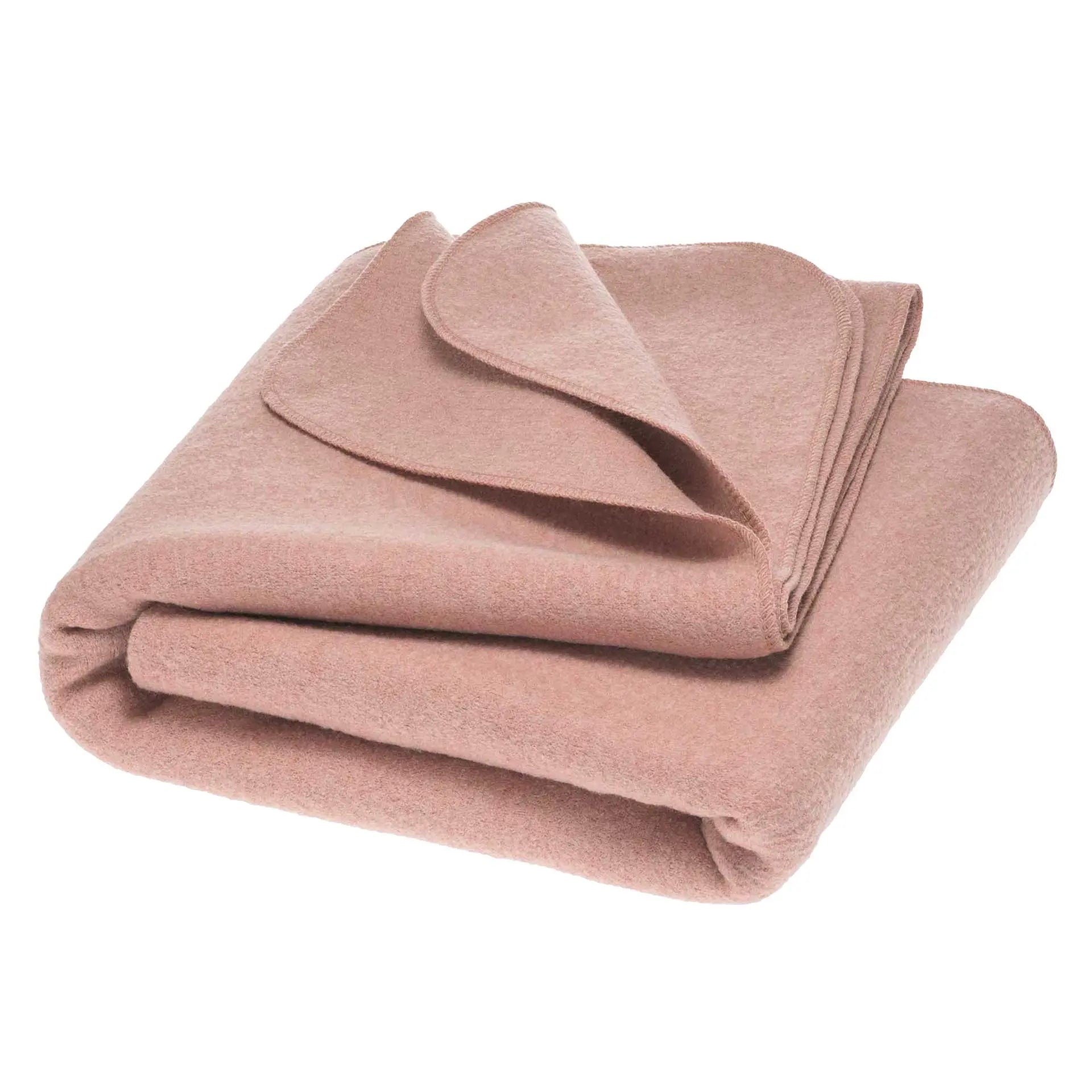 Disana - Couverture laine bouillie - 100 x 135 cm / 135 x 200 cm - Uni Disana
