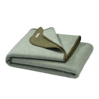 Disana - Couverture laine bouillie 135×200 cm - Double face