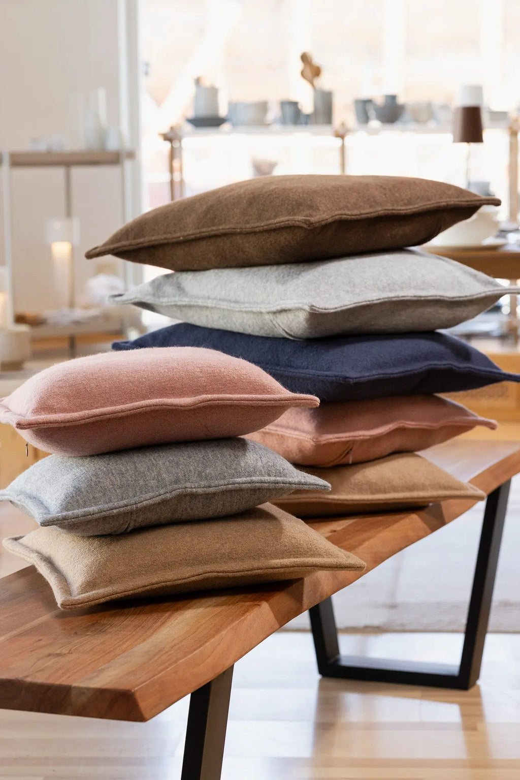 Disana - Boiled wool blanket 135×200 cm - Double-sided