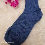 Hirsch Natur - Chaussettes épaisses enfant – 100 % laine