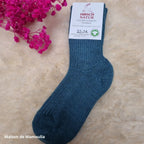 Hirsch Natur - Chaussettes épaisses enfant – 100 % laine