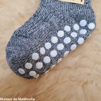 Hirsch Natur - Chaussettes antidérapantes enfant – 100 % laine Hirsch Natur