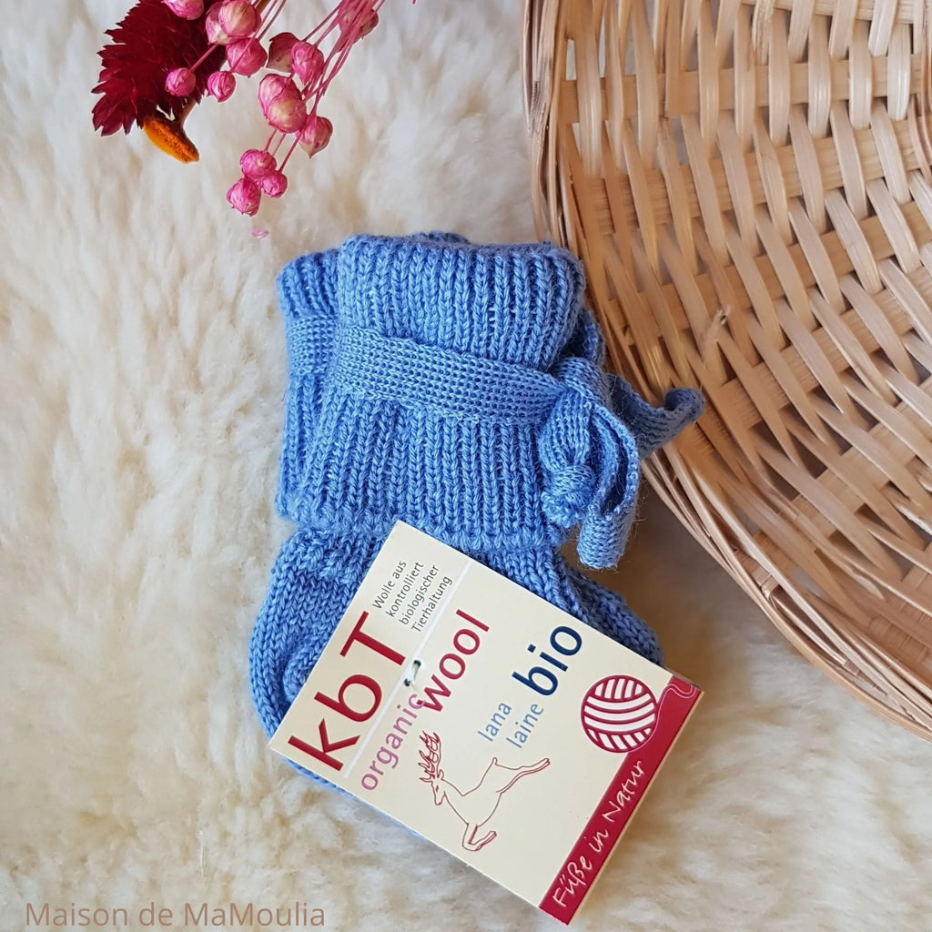 Hirsch Natur - Chaussettes tricotées pour nourisson – 100 % laine Hirsch Natur