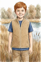ManyMonths - Gilet zippé - laine mérinos - sans manches ManyMonths