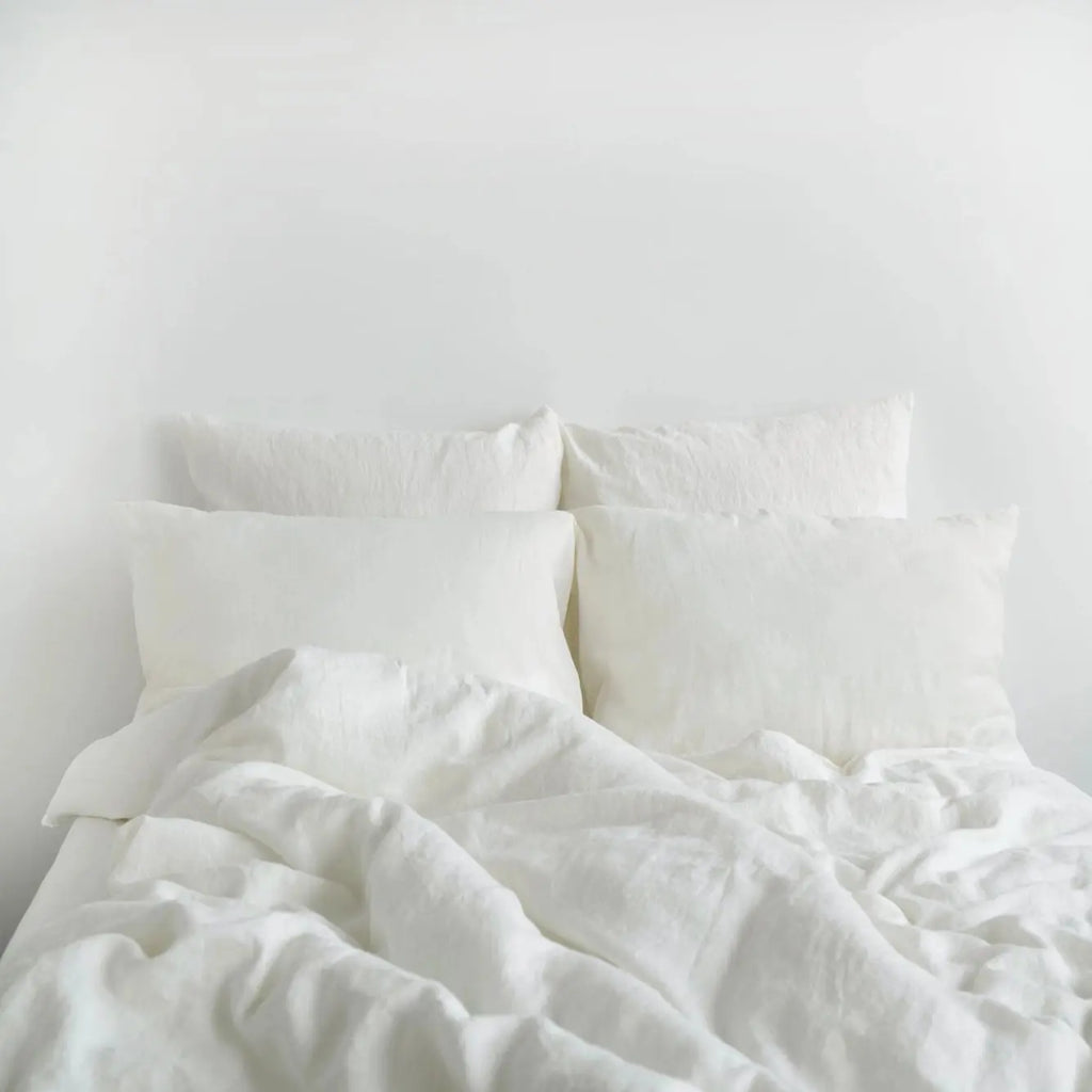 Linen Tales - Pure washed linen flat sheet