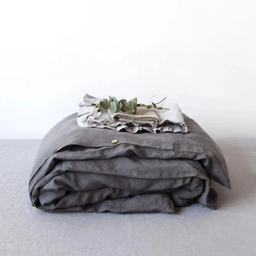 Linen Tales - Housse de couette en pur lin lavé Linen Tales