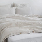 Linen Tales - Housse de couette en pur lin lavé Linen Tales