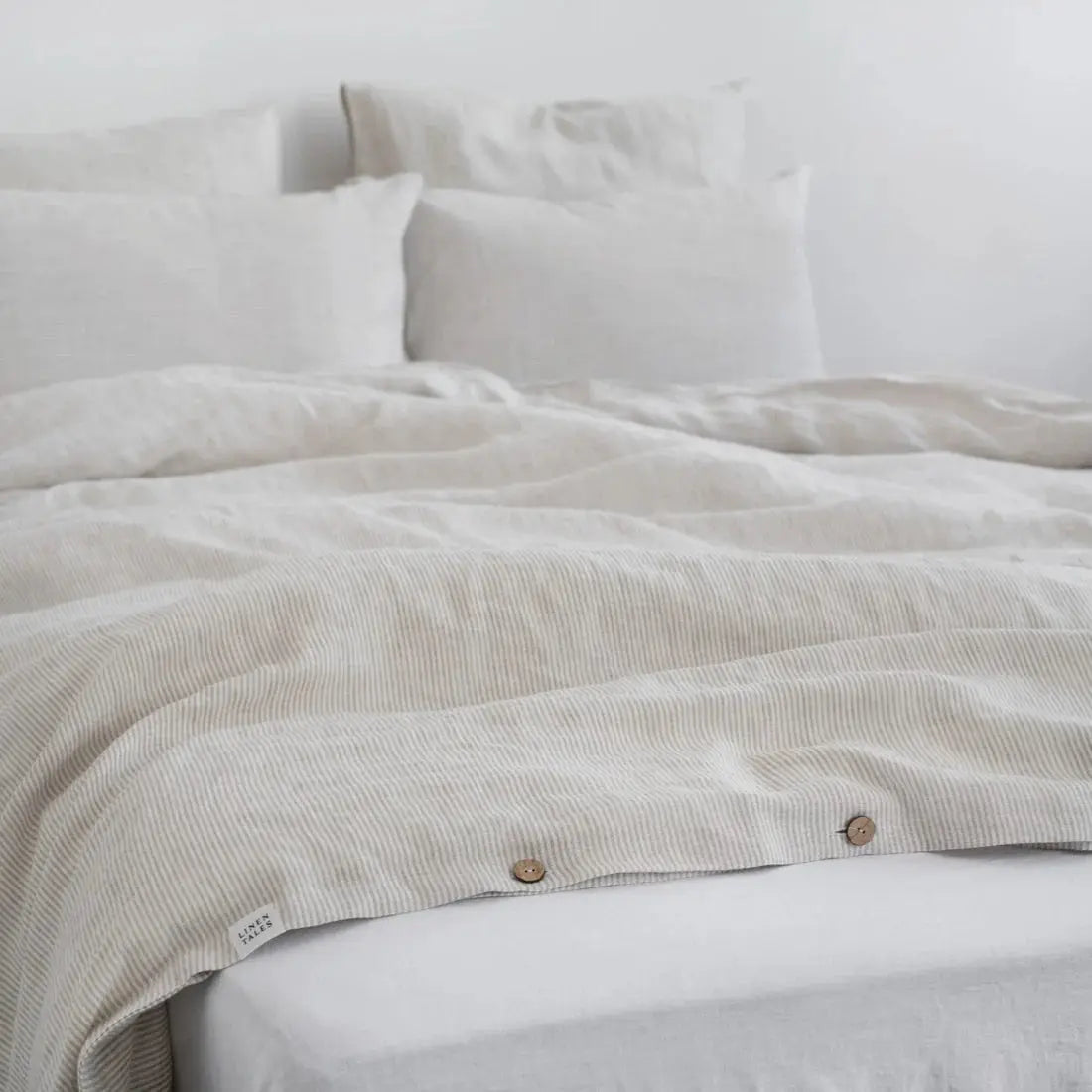 Linen Tales - Housse de couette en pur lin lavé Linen Tales