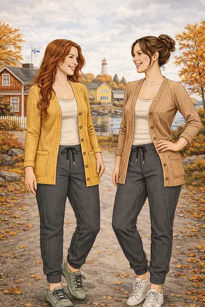MaM - Cardigan long Aava femme - laine mérinos MaM