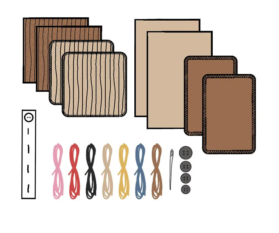 ManyMonths - Kit de réparation pour vêtements en laine MaM