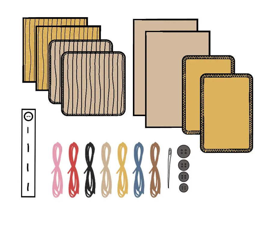 ManyMonths - Kit de réparation pour vêtements en laine MaM