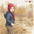 ManyMonths - Bonnet bébé Earflap Beanie - laine mérinos - Kitty ManyMonths