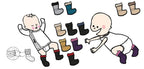 ManyMonths - Chaussons Booties réversibles évolutifs - laine mérinos ManyMonths