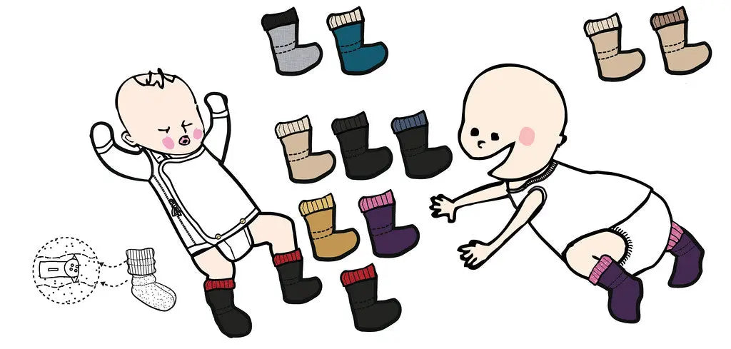 ManyMonths - Chaussons Booties réversibles évolutifs - laine mérinos ManyMonths