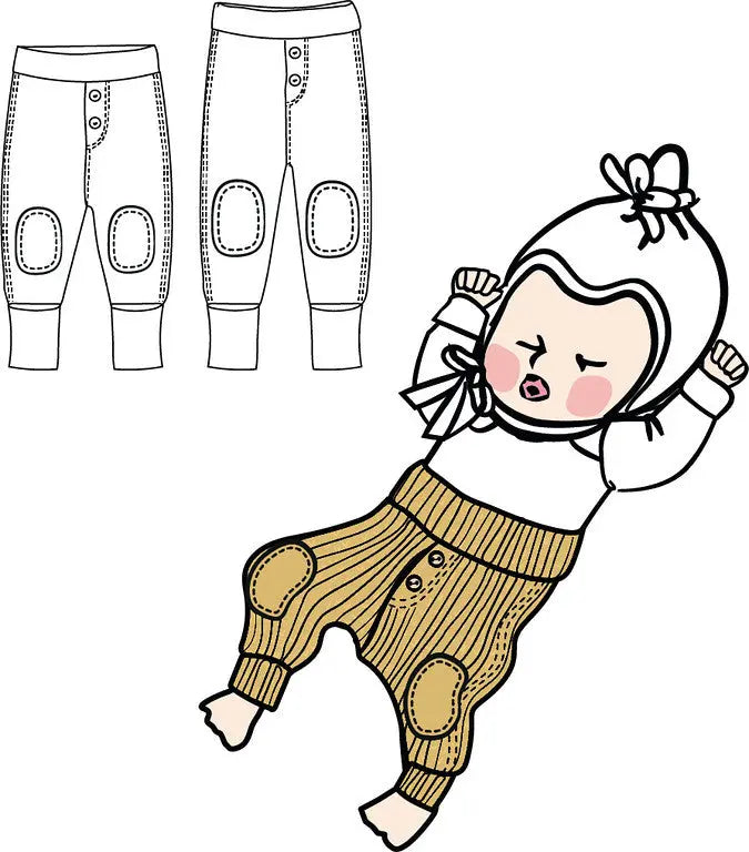 ManyMonths - Pantalon bébé Joggers - laine mérinos ManyMonths