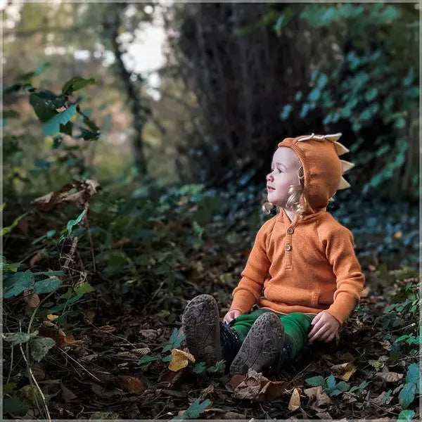 ManyMonths - Sweat Dino évolutif – laine mérinos ManyMonths