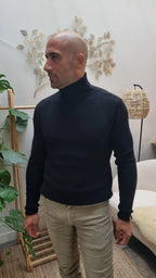 Ivanhoe - Pull homme col roulé Tolken – laine mérinos