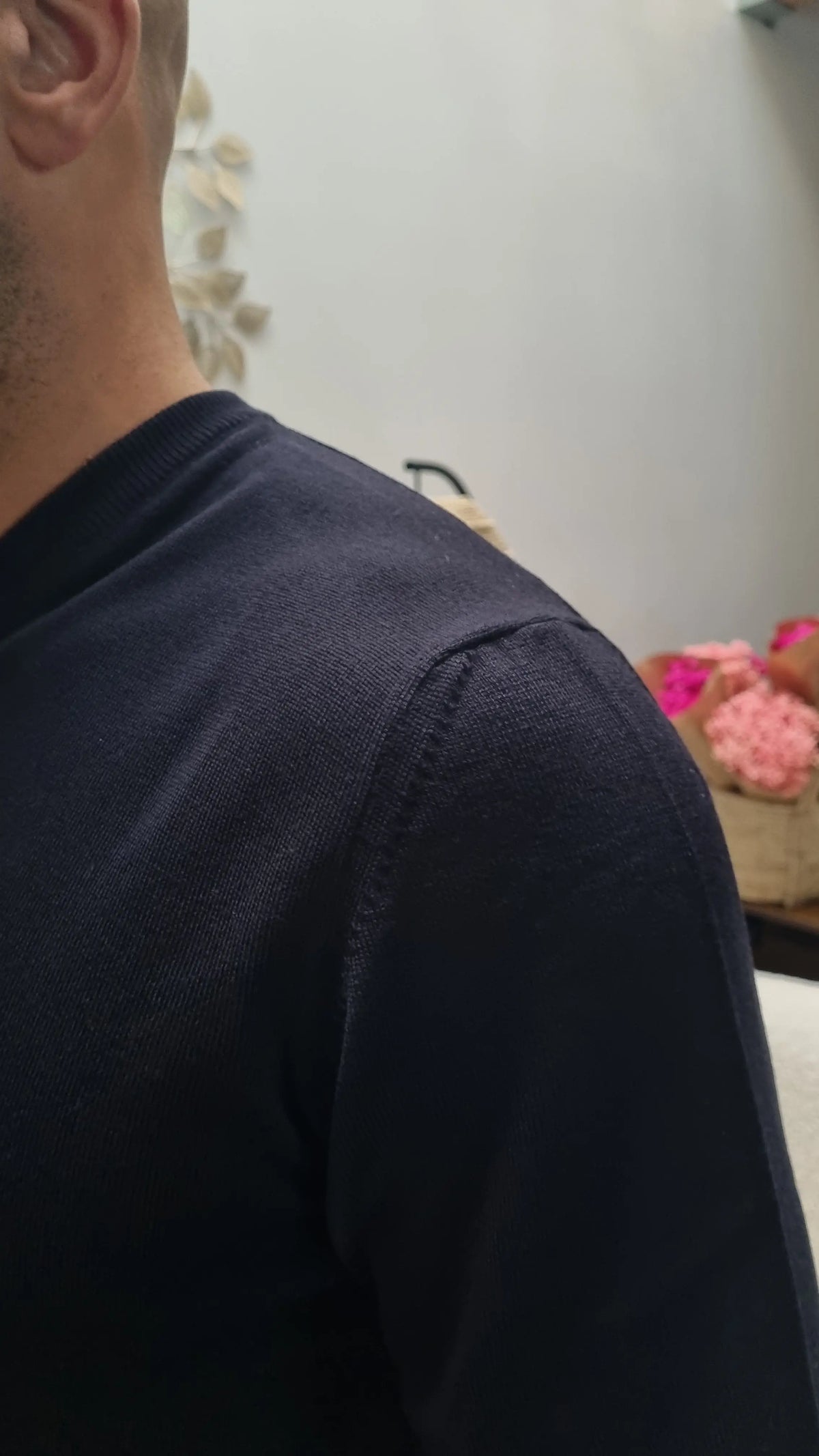 Ivanhoe - Pull homme col V mérinos extra fine