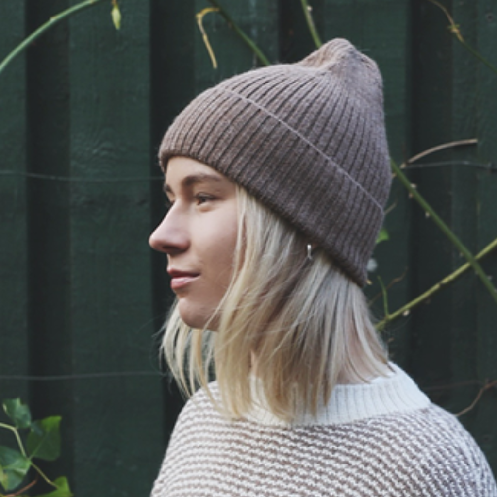 Esencia - Bonnet beanie pur alpaga