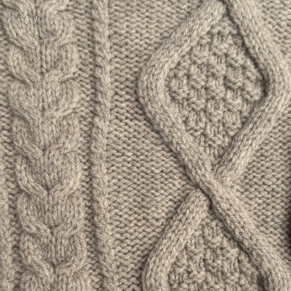 Fisherman - Pull homme Aran traditionnel, pure laine Geelong (agneau)