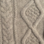 Fisherman - Pull homme Aran traditionnel, pure laine Geelong (agneau)