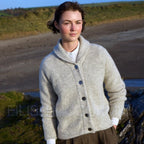 Fisherman - Cardigan femme en alpaga et laine Highland