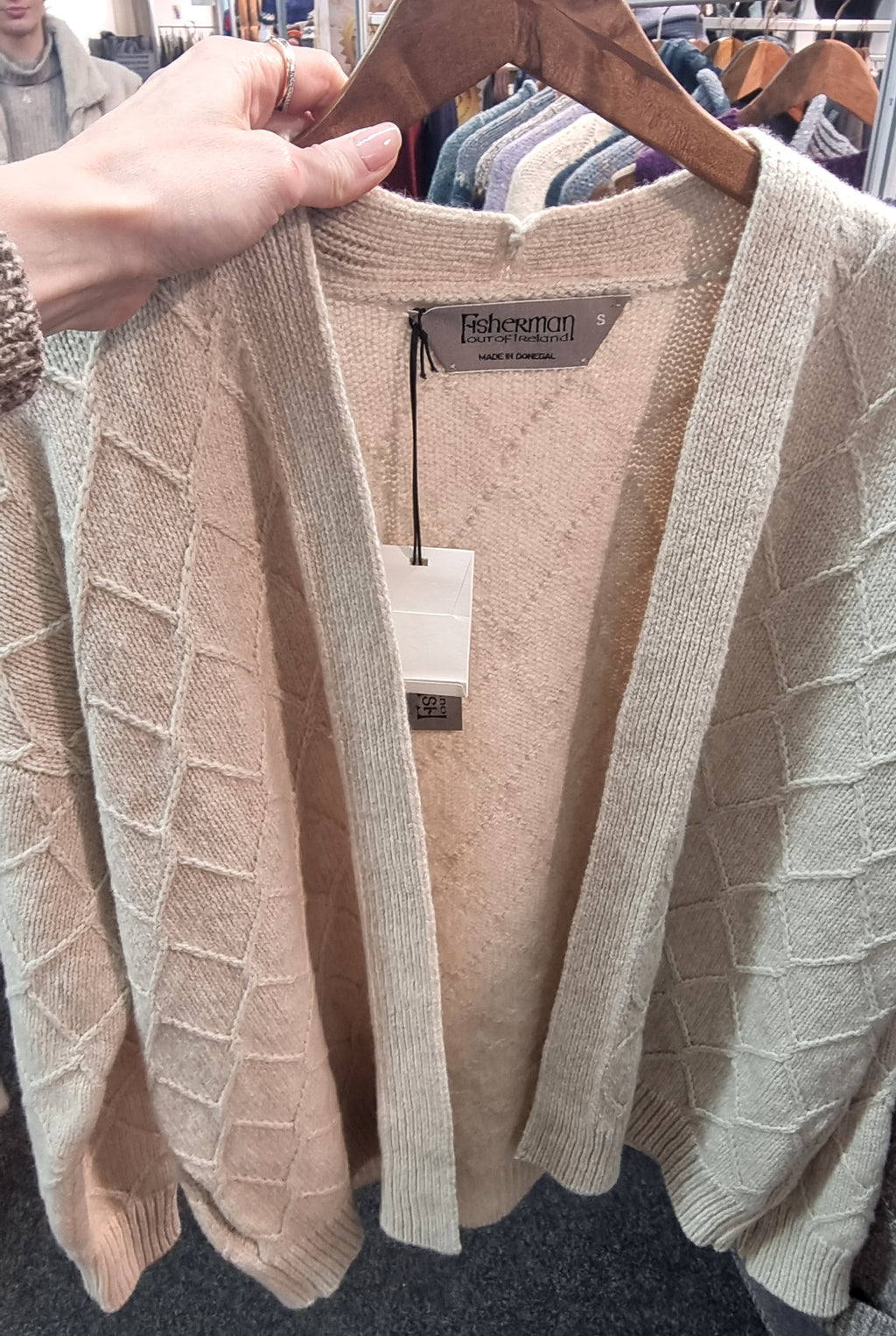 Fisherman - Cardigan femme mérinos-cachemire