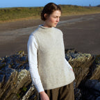Fisherman - Pull sans manches femme en alpaga & laine Highland