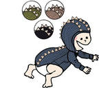ManyMonths - Sweat Dino évolutif – laine mérinos ManyMonths