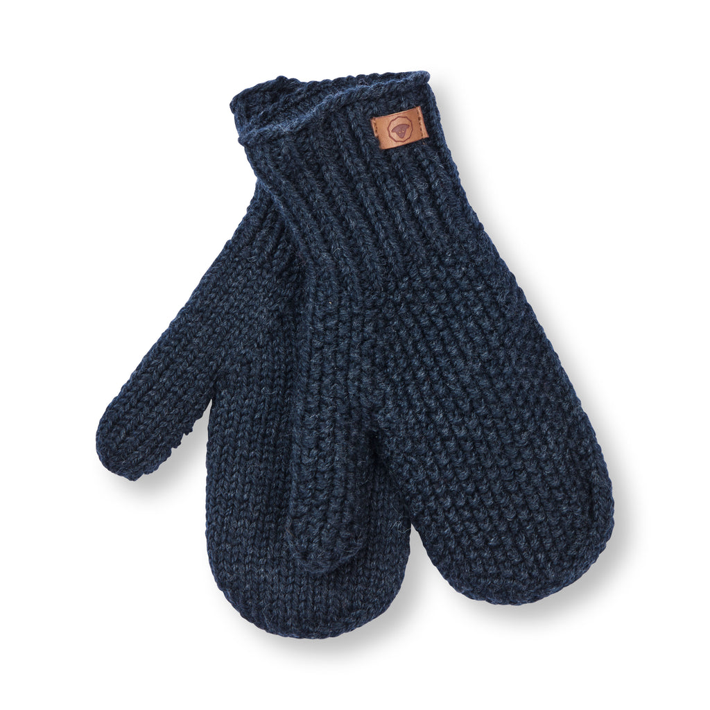 Fuza Wool - Moufles laine mérinos doublés, tricoté main