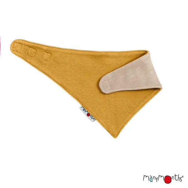 ManyMonths - Reversible Bandana Bib - 100% merino wool