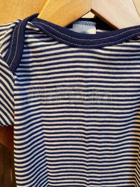 Cosilana - Body bébé manches courtes, laine-soie Cosilana