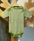 Cosilana - Body bébé manches courtes, laine-soie Cosilana